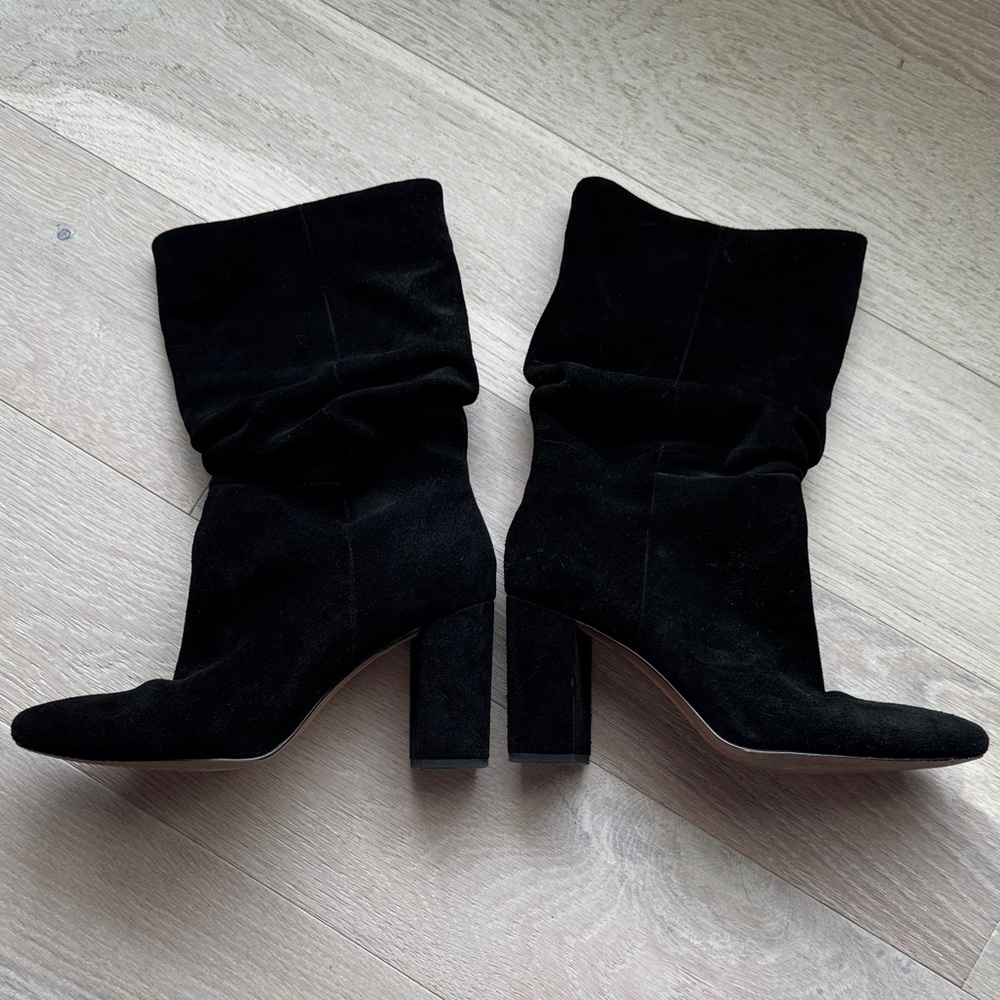 Banana Republic Black Heeled Boots